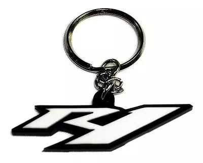 Yamaha R1 Soft Rubber Key Ring Fob Keychain YZF-R1 White • $9.99