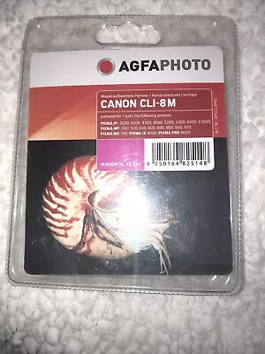 Agfa Photo CLI-8M For Canon Pixma Ip Mp Mx Pro Magenta New Sealed • £5.99