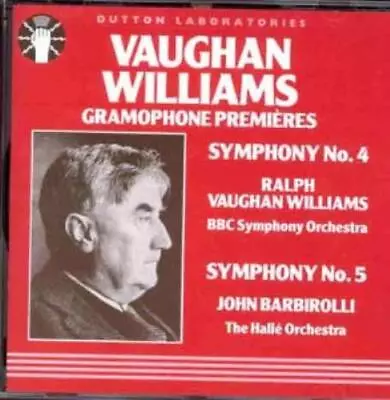 Ralph Vaughan Williams : Vaughan Williams: Symphony 4 5 CD Fast And FREE P & P • £4.29