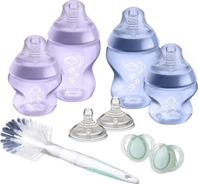 Tommee Tippee Closer To Nature Newborn Starter Set Baby Bottle Kit - Anti Colic • £25.99