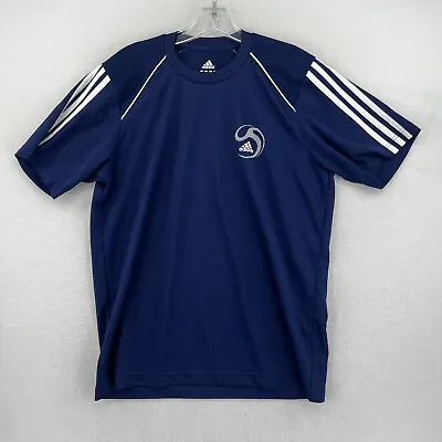 Vintage Adidas Men's Soccer Graphic T-shirt Training Workout Size M Performance • $15.19