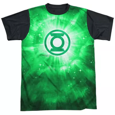 Green Lantern Green Energy Adult Halloween Costume T Shirt (Black Back) S-3XL • $19.99
