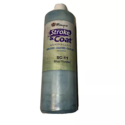 Mayco Stroke & Coat Wonderglaze Glaze Blue Yonder SC-0011 1 Pint • $21