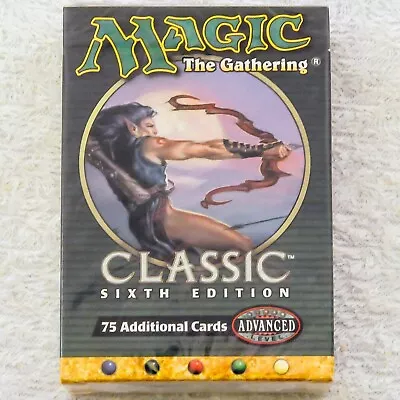 MTG: CLASSIC 6th EDITION Sealed Tournament Pack From Box -Starter Deck -English  • $95