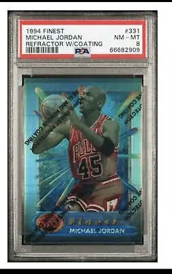 1994-95 Topps Finest Refractor #331 Michael Jordan With Coating • $999