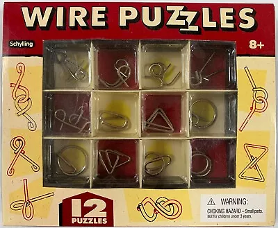 O'o'o . Set Of 12 . WIRE PUZZLES . . MAGIC Tricks . . With Box And Instructions • $5