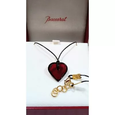 Baccarat Red Heart Pendant • £93.15
