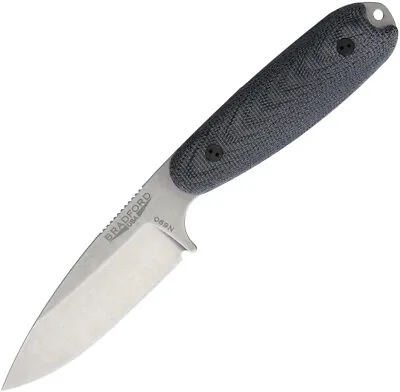 Bradford Knives Guardian 3.5 Sabre 3D Black Micarta Bohler N690 Knife 35S101 • $129.84