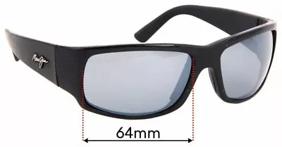 SFx Replacement Sunglass Lenses Fits Maui Jim MJ266 World Cup - 64mm Wide • $42.99