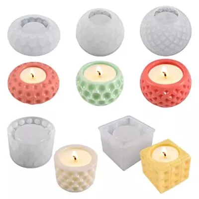 5Pcs Silicone Candle Molds Set For Candle Making3D Silicone MoldSilicone Mold... • $26.48