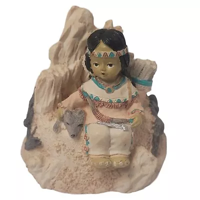 Vintage Native American Music Box Replacement NO MUSIC ONLY FIGURINE  • $9.95