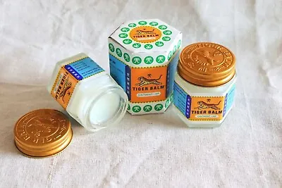 3 X Tiger Balm (White) Super Strength Pain Relief Ointment - 9 Ml FREE SHIPPING • $9.15