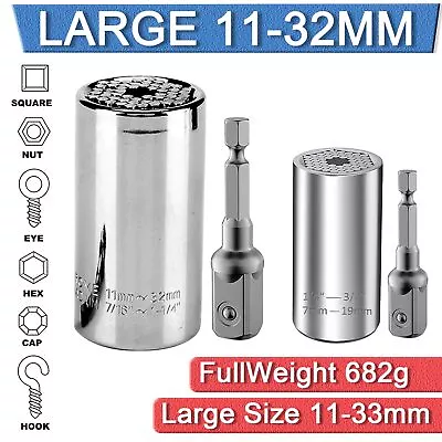 Universal Socket Wrench Magic Connecting Gator Grip Power Drill Adapter Tool AU • $27.52