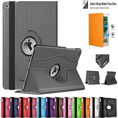 For Apple IPad 7th 8th 9th Generation 10.2 Case 360 Rotating Smart Leather Cover • £6.49