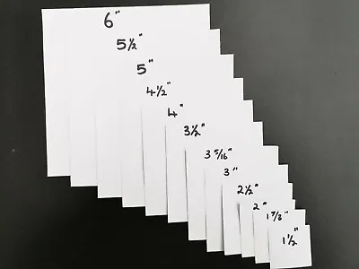 SQUARE PAPER TEMPLATES For English Paper Piecing / Patchwork / Quilting 14 Sizes • £4.65