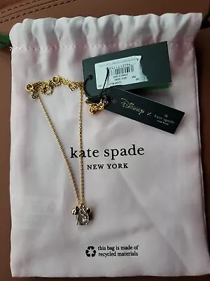 Kate Spade Disney Minnie Mouse Mini Pendant Necklace Jewelry New • $39.99