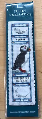 £5 • Buy Puffin Bookmark Kit- A Counted Cross Stitch Kit