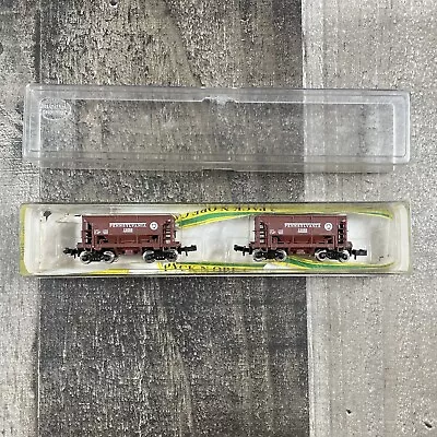 Minitrix Model Power No. 2869 Pennsy 2 Pack Ore Cars N Scale Pennsylvania RR • $29.99