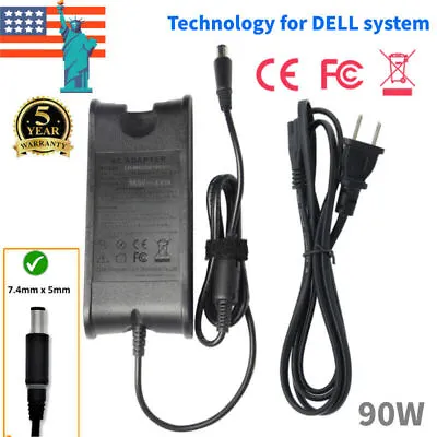 $11.99 • Buy For Dell 90W 90 Watt AC Adapter Power Supply Charger PA-10 Family W/Cable Cord