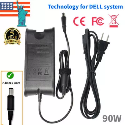 For Dell 90W 90 Watt AC Adapter Power Supply Charger PA-10 Family W/Cable Cord • $11.99