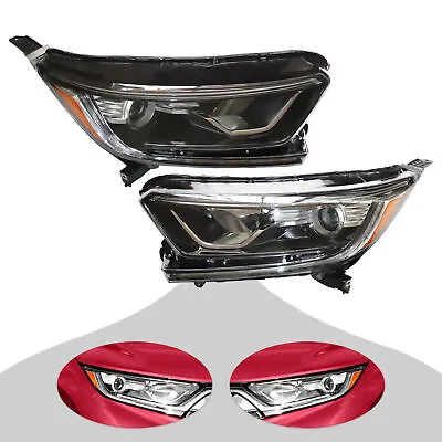 Pair For Honda CRV CR-V 2017-2021 Halogen LED DRL Projector Headlights Headlamps • $223.26