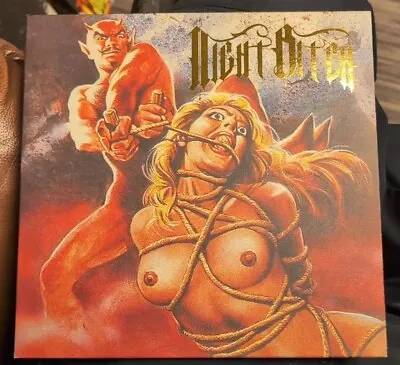 NightBitch Self Title 10 Inch 45RPM Used Very Nice Metal 2015 Gold Stamping • $19.49