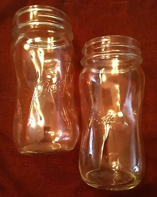 Set Of 2 BALL SPIRAL Mason Canning Jars - 16oz • $11