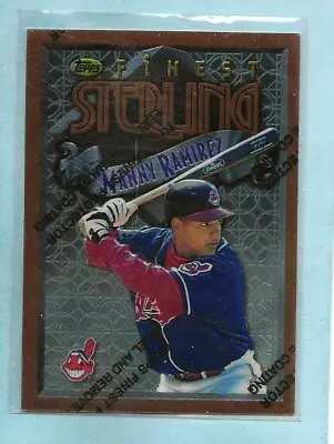 MANNY RAMIREZ - 1996 Topps Finest  Sterling  - #298 - Indians - $1.00 Shipping  • $1.45