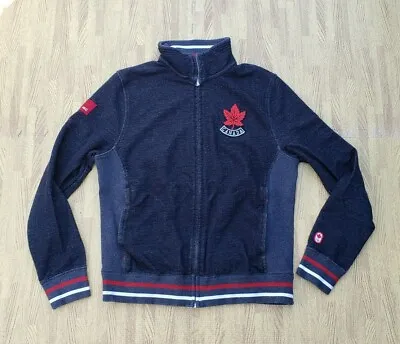 $35 • Buy Canada Hudson Bay Co. Full Zip Gray Jacket ~ Men's Medium M ~ Olympics Team