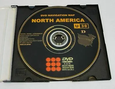 New 2004 2005 2006 Toyota Camry Nav LATEST Map Update DVD Gen 4 U30 Ver 15.1. • $29.95