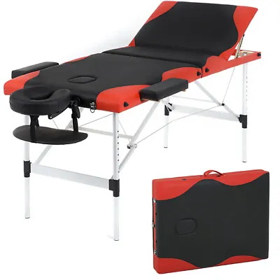 Massage Table Spa Bed Massage Bed 3 Fold 84 Inch Height Adjustable • $109.99