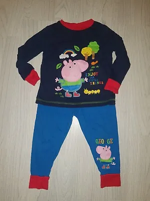 £3 • Buy George Peppa Pig Boys Pyjamas Set 1.5-2 Yrs