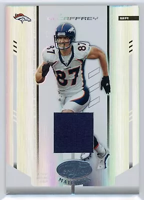 2004 Leaf Certified Materials Ed McCaffrey Game Worn Jersey /250 Broncos WR • $9.75