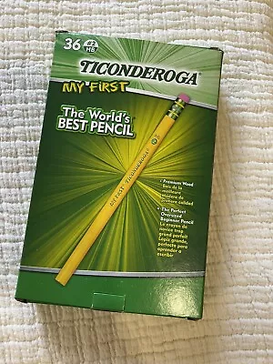 Ticonderoga® My First Ticonderoga Pencil With Eraser 36 Count • $30