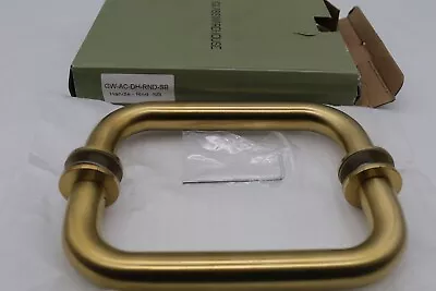 Glass Warehouse GW-AC-DH-RND-SB Shower Door Handle In Satin Brass • $29.99