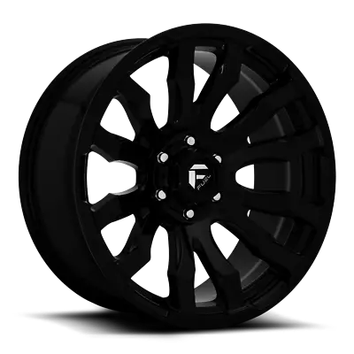 1 New  Gloss Black Fuel Wheels  Blitz D675 20x9 6-135  (105586) • $403