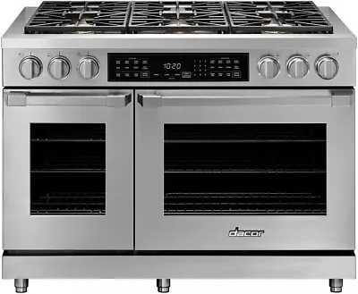 Dacor HDPR48SLP 48  Professional Dual Fuel Liquid Propane Range Stainless Steel • $7080