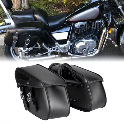 Motorcycle Saddle Bags Side Bag For Kawasaki VN Vulcan 1500 1600 1700 Nomad • $129.99