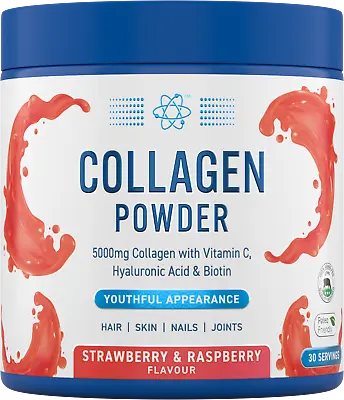 Collagen Powder Hydrolysed Peptides Vitamin C Hyaluronic Acid Biotin Hair Skin • £13.95