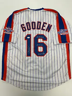 Doc Gooden Autographed CUSTOM NY Mets Jersey W/ Multi Inscriptions (JSA) • $115