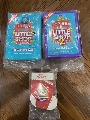 Coles Little Shop Complete Sets 1 &2 & Christmas In Case All In Full Sets RARE  • $129.99