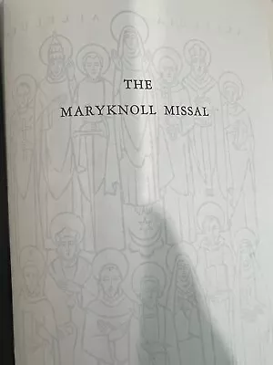 * Vintage 1966 Maryknoll Missal Book • $9.99