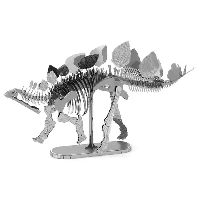 Fascinations Metal Earth Stegosaurus Skeleton Laser Cut 3D Metal Model Kit • $9.75