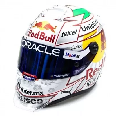 1/4 Mini Helmet Schuberth F1 Casco Red Bull Rb18 #11 Japan Gp '22 2nd S. Perez • $219