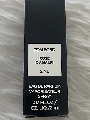 TOM FORD ROSE D’ AMALFI EDP Perfume Sample 2ML   Spray Genuine Guarantee.. • $55.93