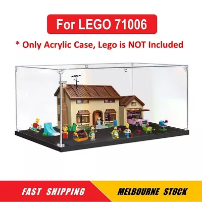 Display Case For LEGO 71006 The Simpsons House Storage Box Dust Proof Glue Free • $64.95