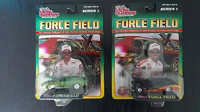 Racing Champions Force Field Series 1 1/64 1971 Plymouth 'Cuda & 1964 Mustang • $14