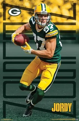 JORDY NELSON Green Bay Packers Wide Receiver NFL Action 22x34 WALL POSTER • $22.49