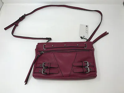 New NWT Joe's Jeans  Evelyn  Adjustable Crossbody Purse Bag Ruby Red • $30.97