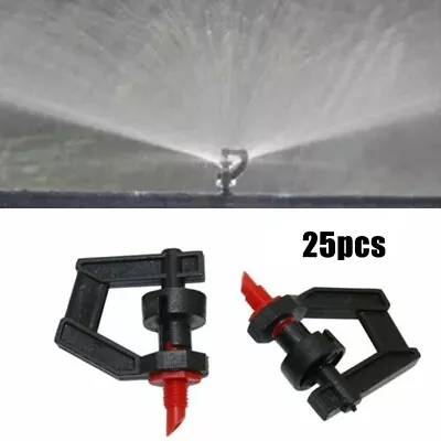 25x Rotor Spray Sprinkler Micro Garden Irrigation/Watering 360-Deg Drip System • $10.75